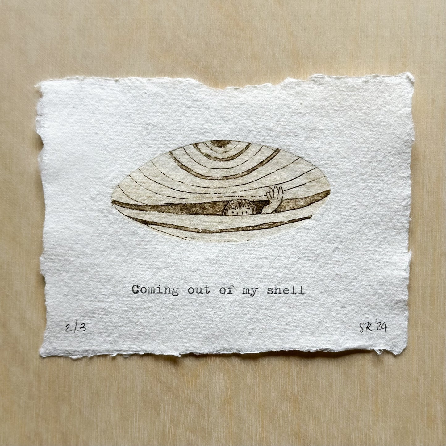 Coming out of my shell - Tetrapak print 2 van 3